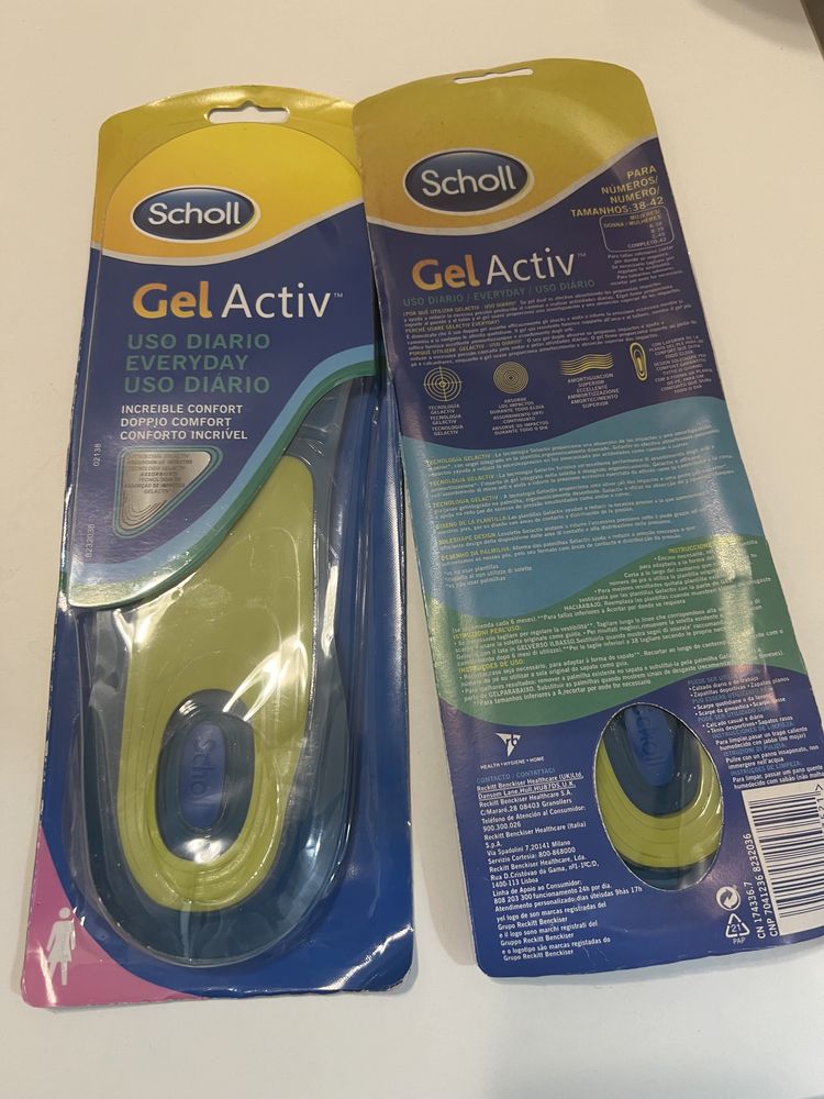 SCHOLL GEL ACTIVE стелки за жени 38-42