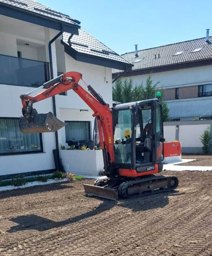 Inchiriere miniexcavator, transport inclus