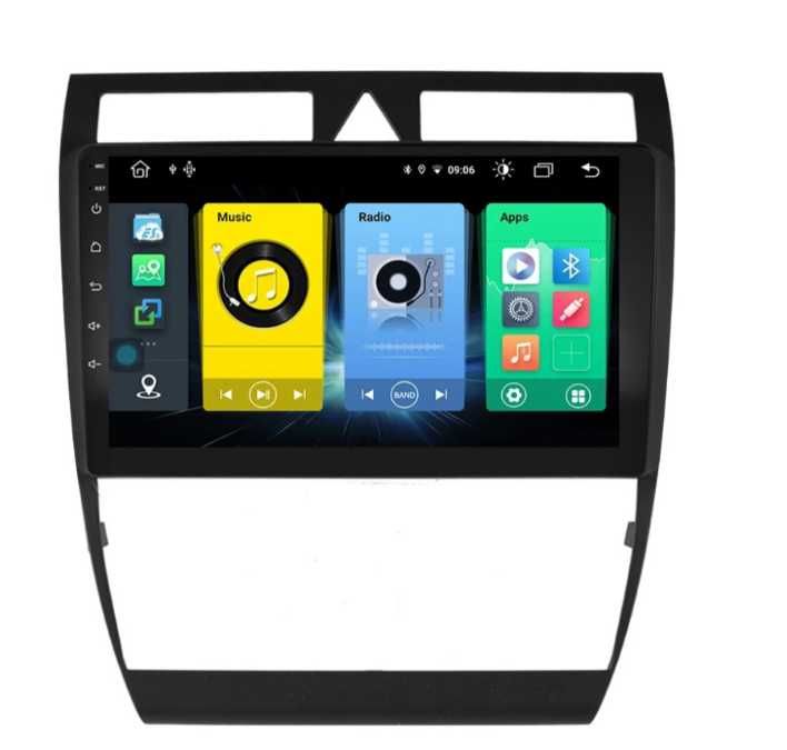 9-инчова мултимедия за Audi A6 (1999–2004) + Подарък камера