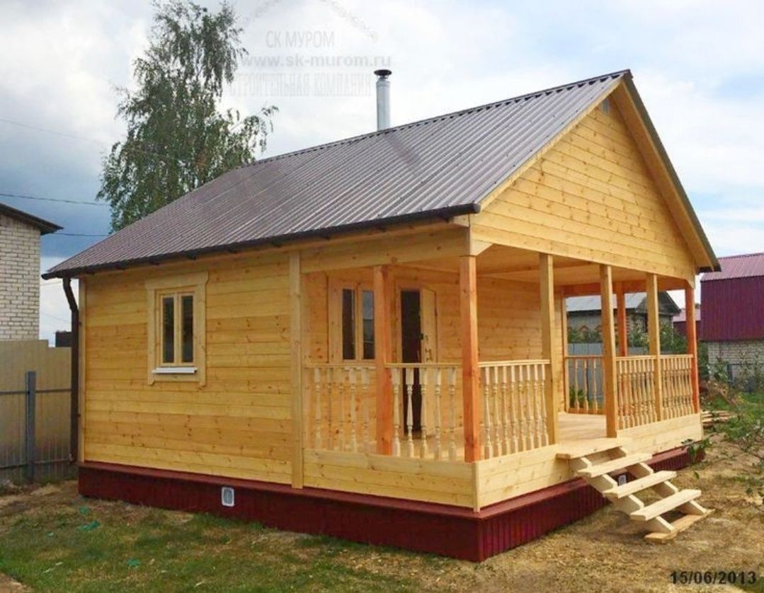 Case din lemn masiv diferite dimensiuni
