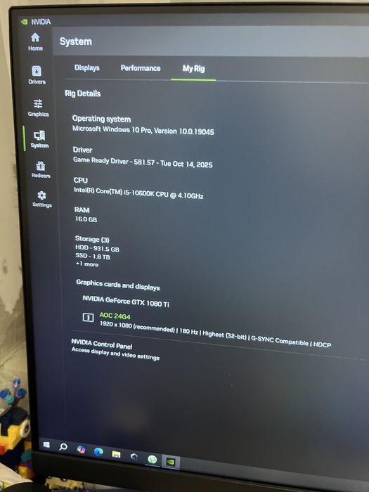 Setup Gaming Intel I5 , Gtx1080 ti
