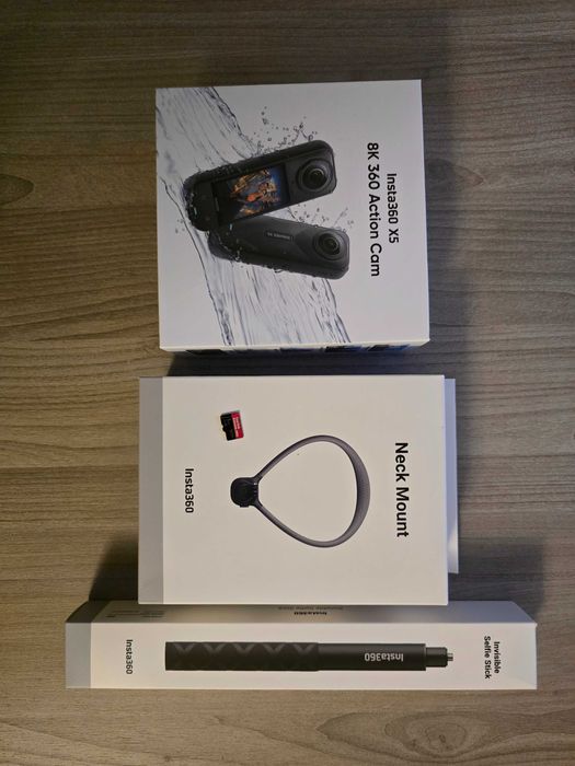 Камера Insta360 X5 360° 8K + Аксесоари