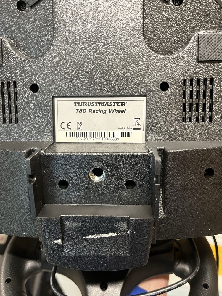 Thrustmaster T80 волан + педали (PS3/PS4)