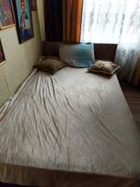 Кровать 1.5ка с матрасом
