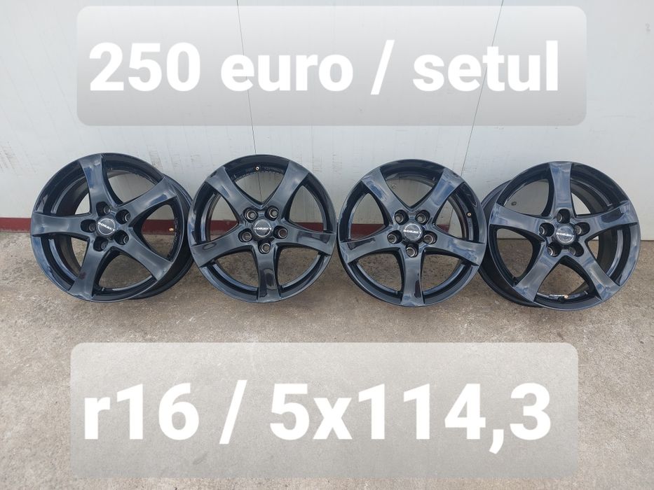Jante aluminiu r16 / Dacia Nissan Renault Kia Hyundai Mazda / 5x114,3