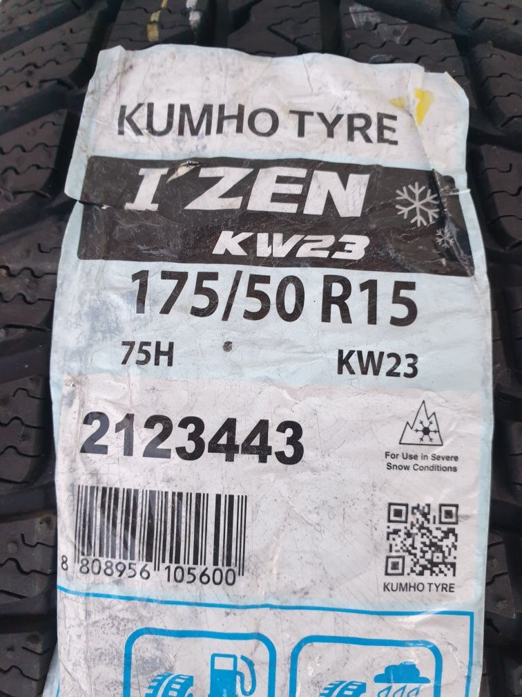 Нови зимни Гуми 2 броя KUMHO IZen KW23 175 50 R15