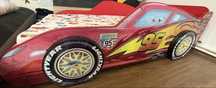 Pat copii fulger McQueen cu saltea
