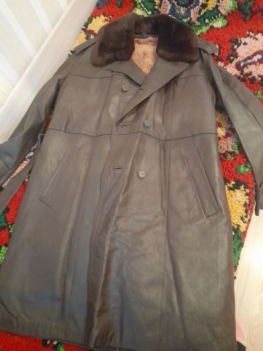 Мъжко кожено манто