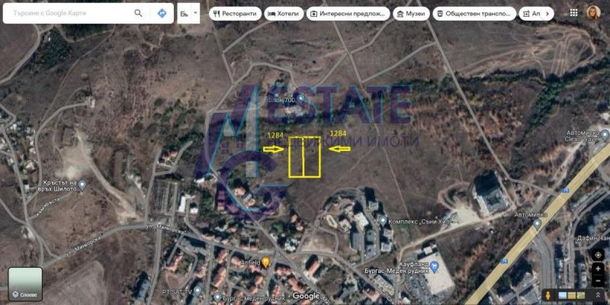 Парцел за жилищно строителство в Бургас, ж.к. М.Рудник - зона Д.