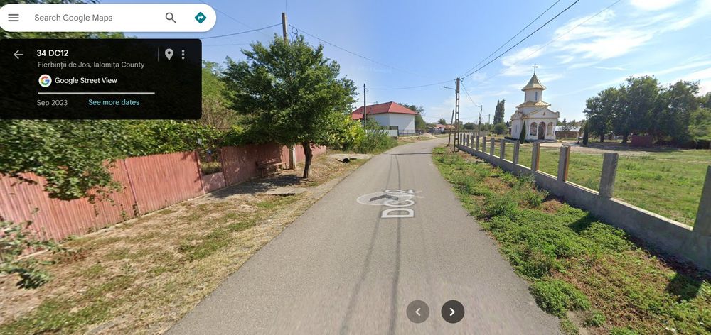 Teren intravilan Dridu‑Snagov
