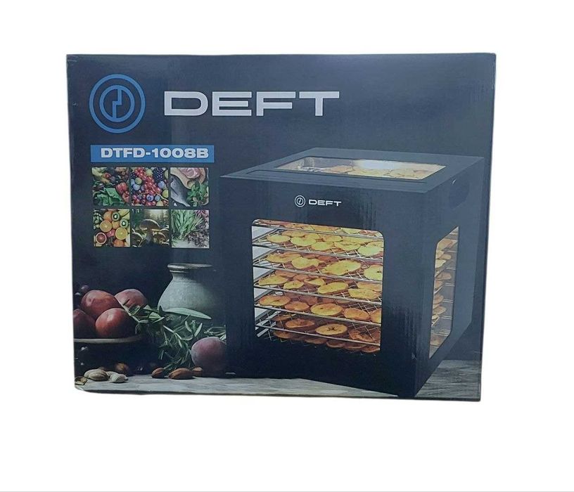 Сушилка для овощей и фруктов 8 поддонов DEFT DTFD-1008B sushilka