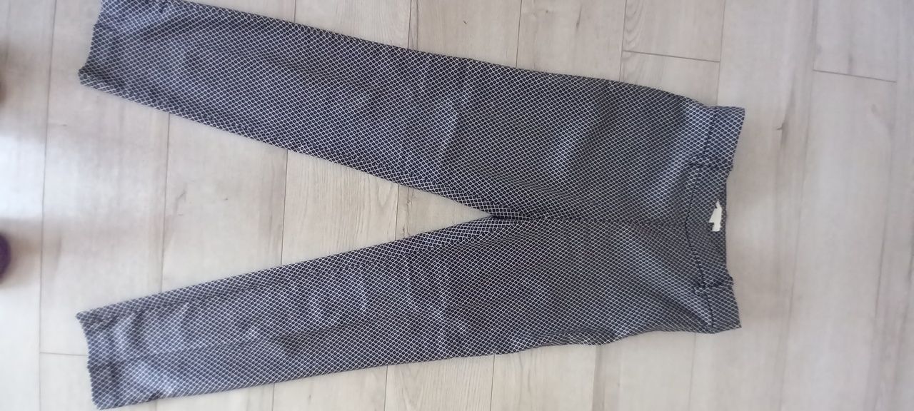 Pantaloni H&M gri cu negru