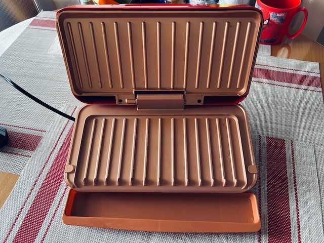 Малка скара с незалепващо покритие-No fat grill, 1000 W