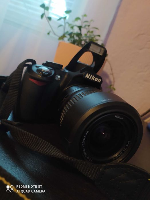 Nikon d3100 с обектив 15-55