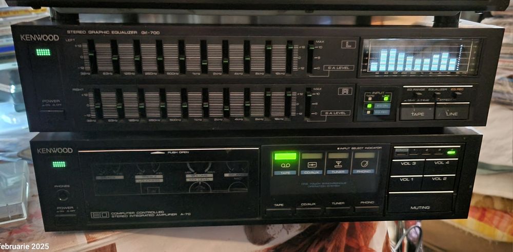 Linie audio midi Kenwood, egalizator midi Kenwood