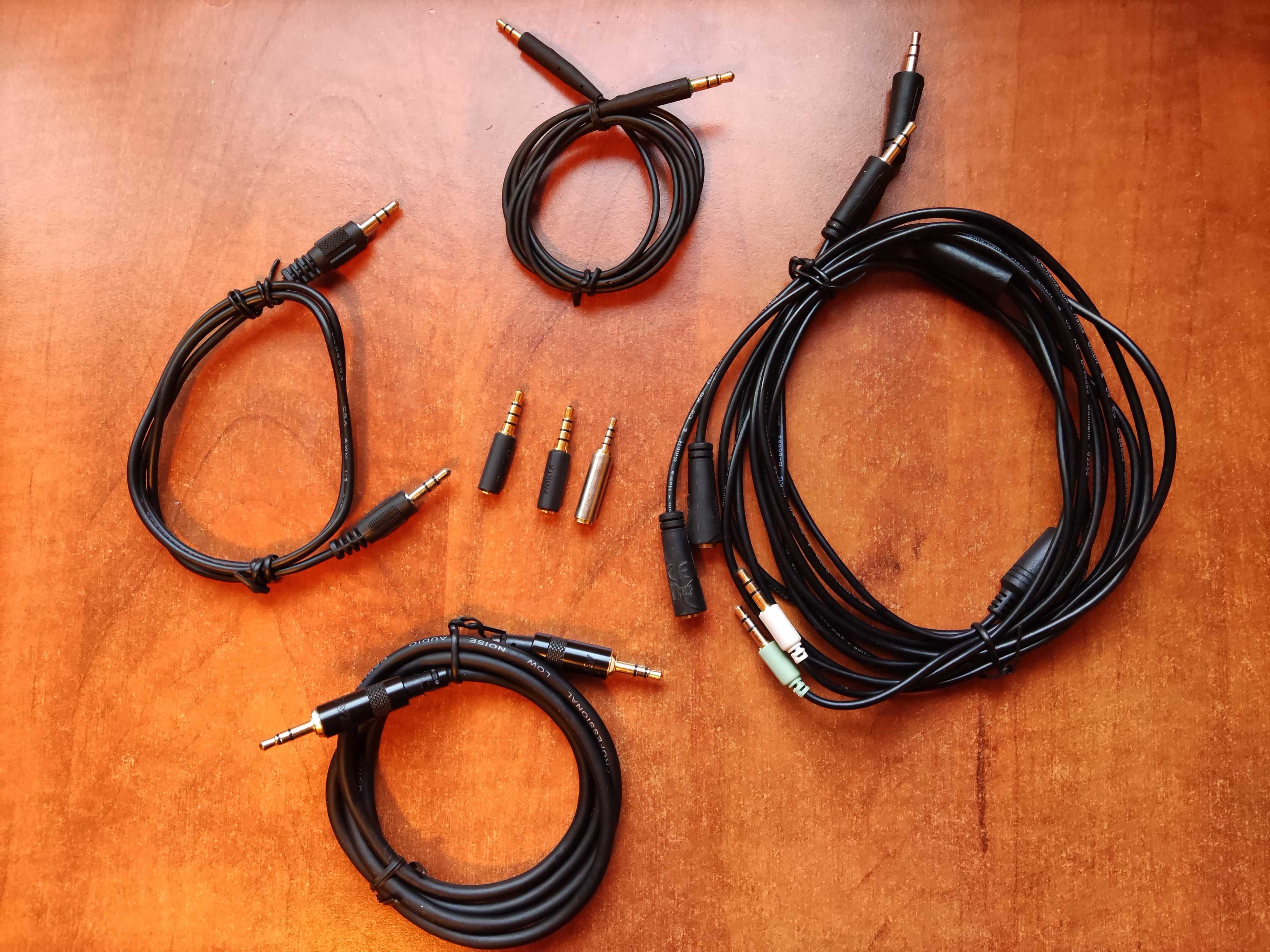 Cablu audio Jack mic, mare, adaptor