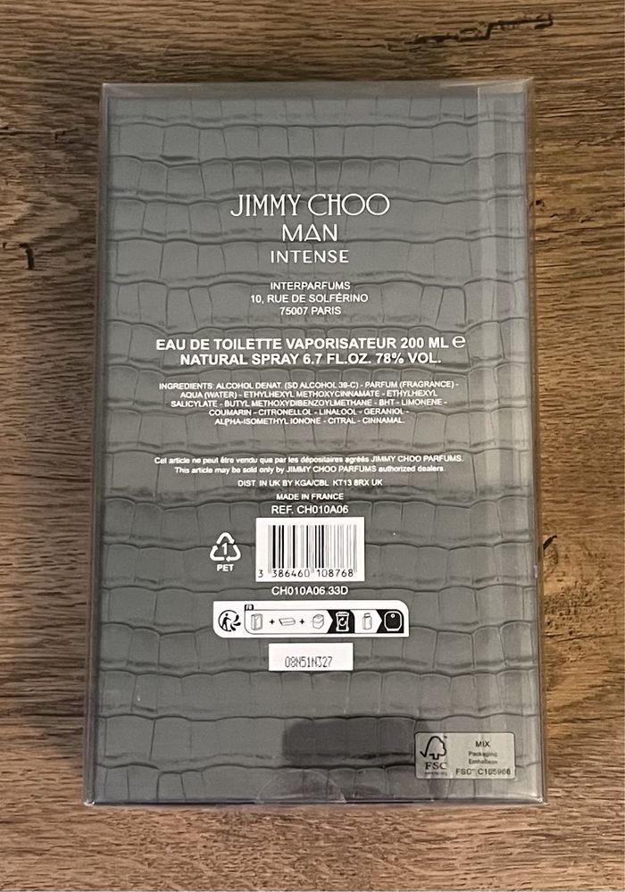 Jimmy Choo Man Intense 200 ml