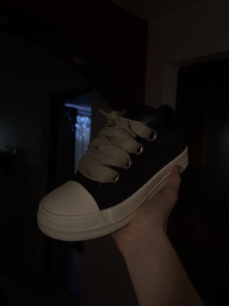 Rick Owens Jumbo Laces Low