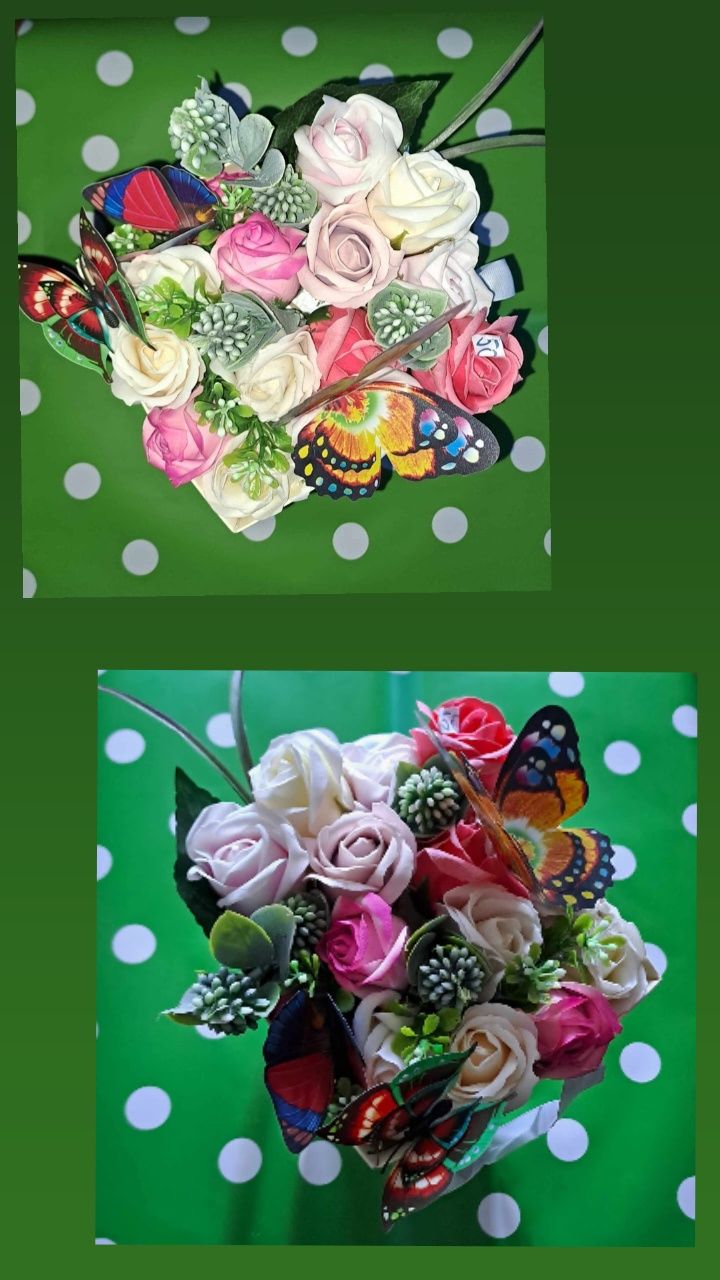 Handmade flori de săpun