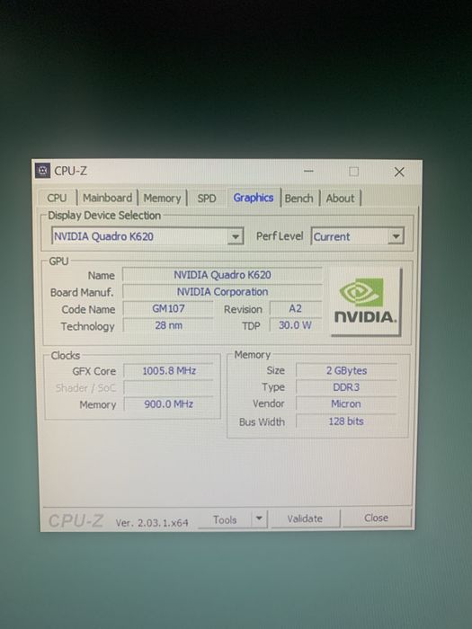 Placa video quadro k620