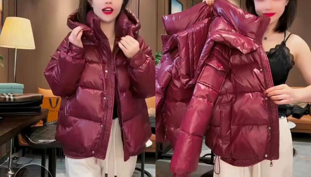 Куртка осенняя  бордовая