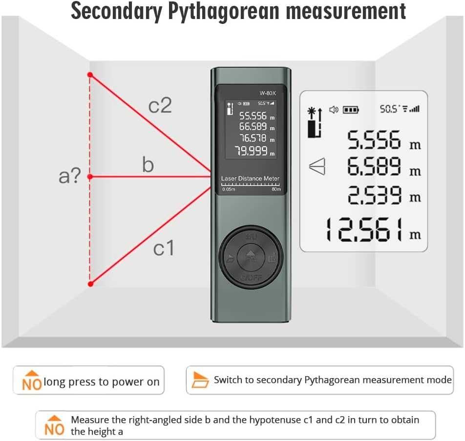 Луксозна лазерна рулетка  40 метра W- 40 X