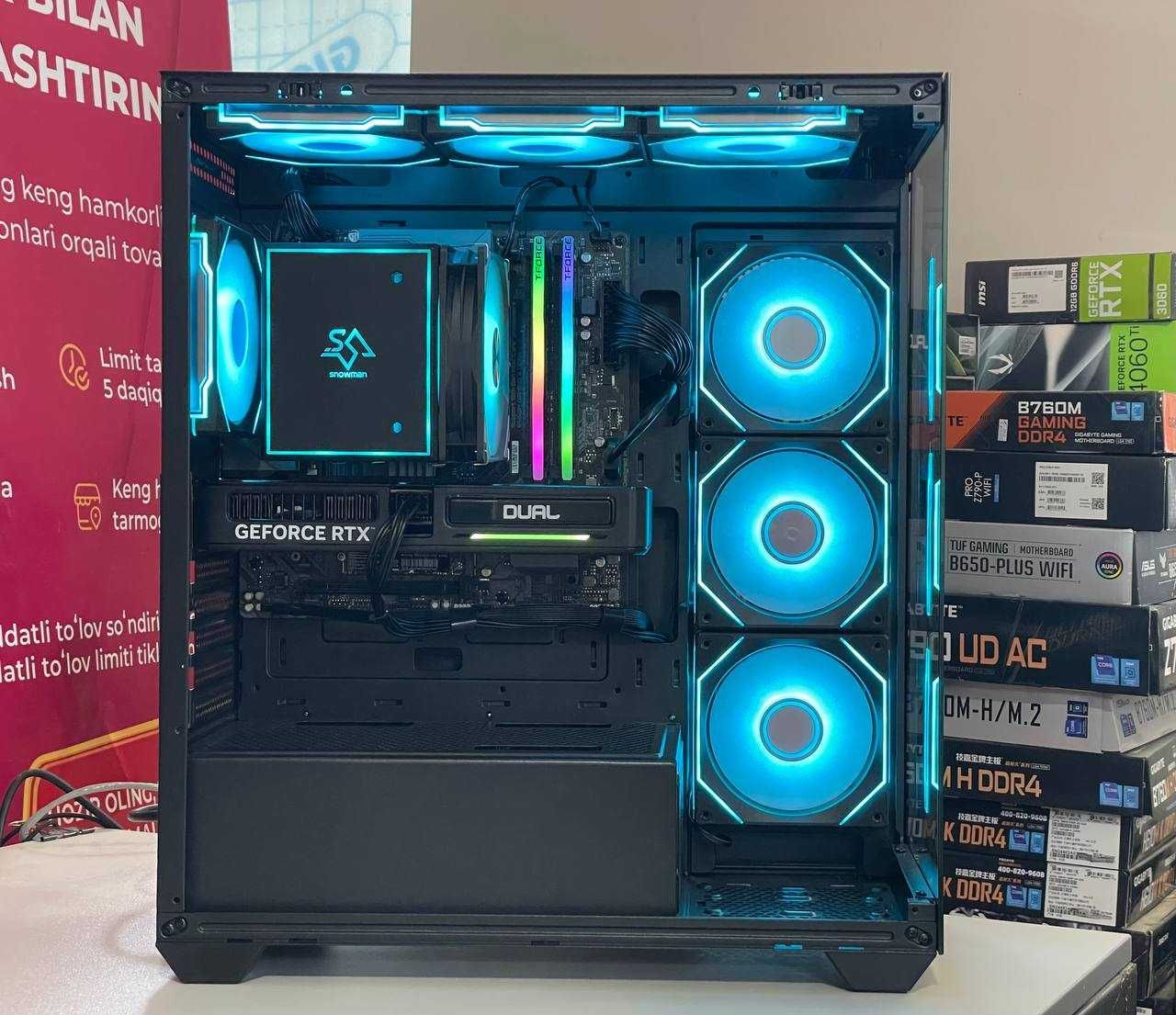 от 1 млн 100 тыс сум рассрочка / Сборка Core i5-13400F + RTX 5060