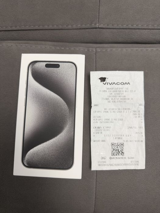 Iphone 15 pro, 128 GB, без забележки