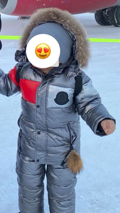 Детский зимний комбинезон