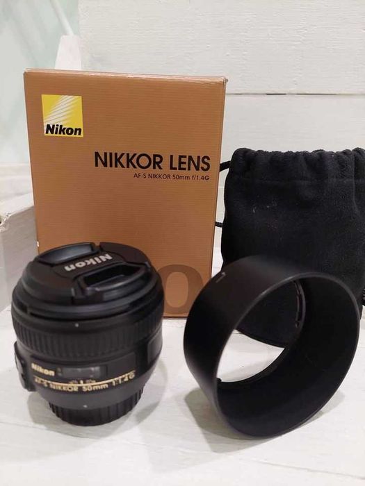 Обектив Nikon AF-S Nikkor 50mm f/1.4G