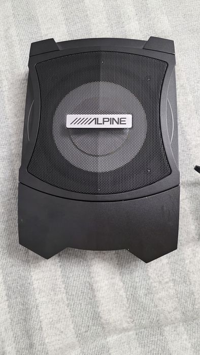 Subwoofer alpine compact flat pwe v80