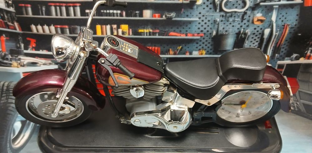 Macheta motocicleta ceas alarmă lumini sunet motor