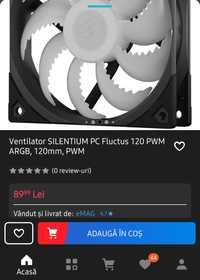 Ventilator argb silentiumpc fluctus