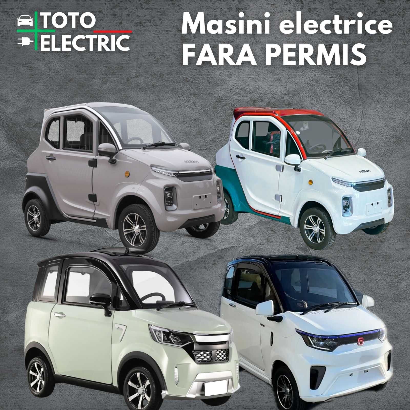 Cvadriciclu Electric Kuba City - Masina Electrica Fara Permis 90km aut