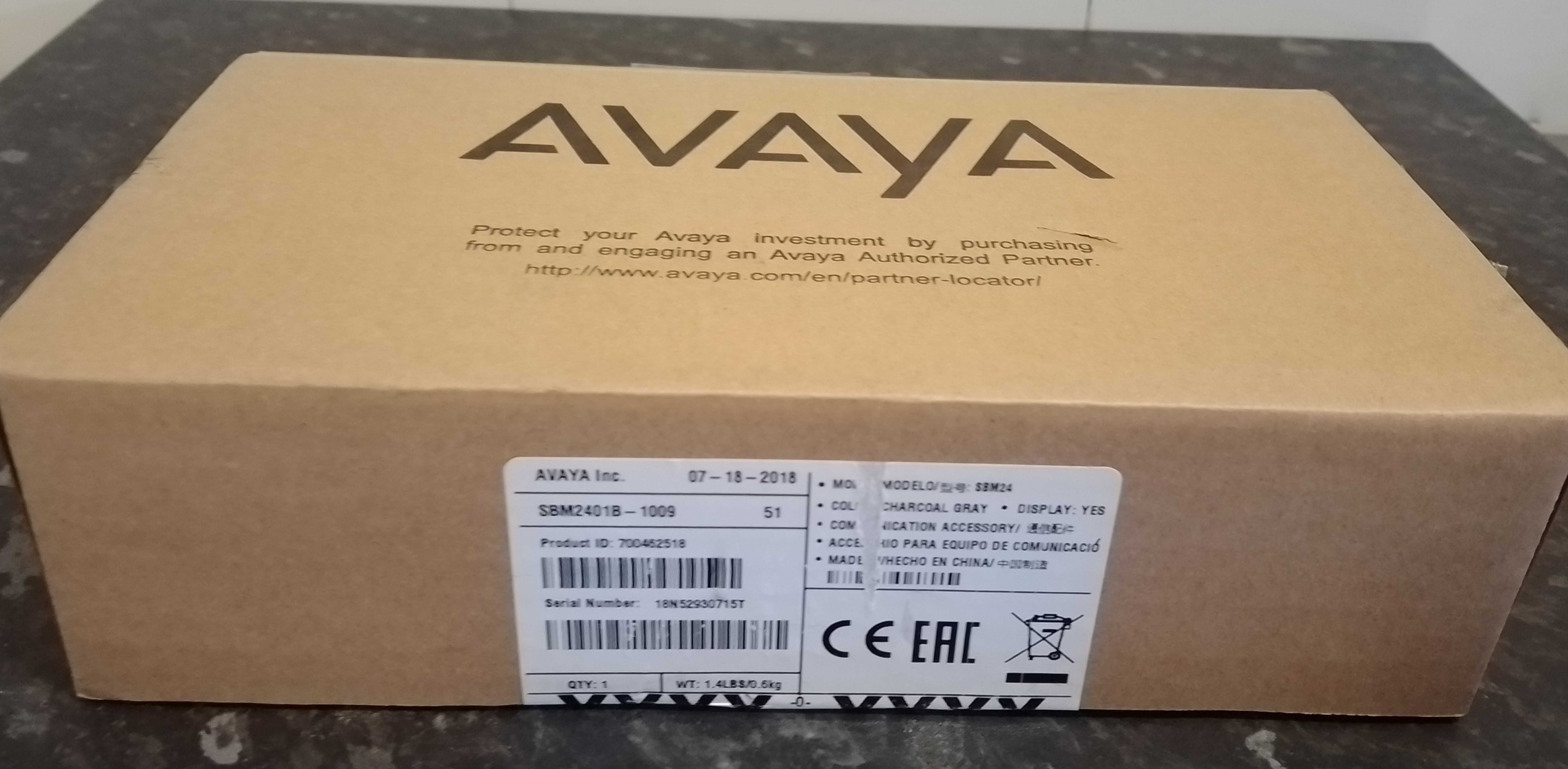 IP телефон Avaya J129 , разширителен модул SBM24 - Фабрично запечатани