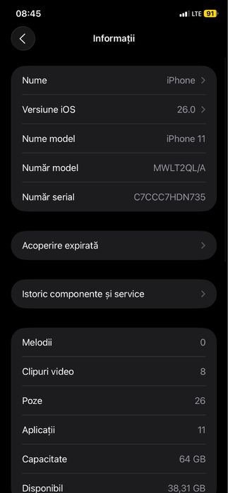 Vand iphone 11 black