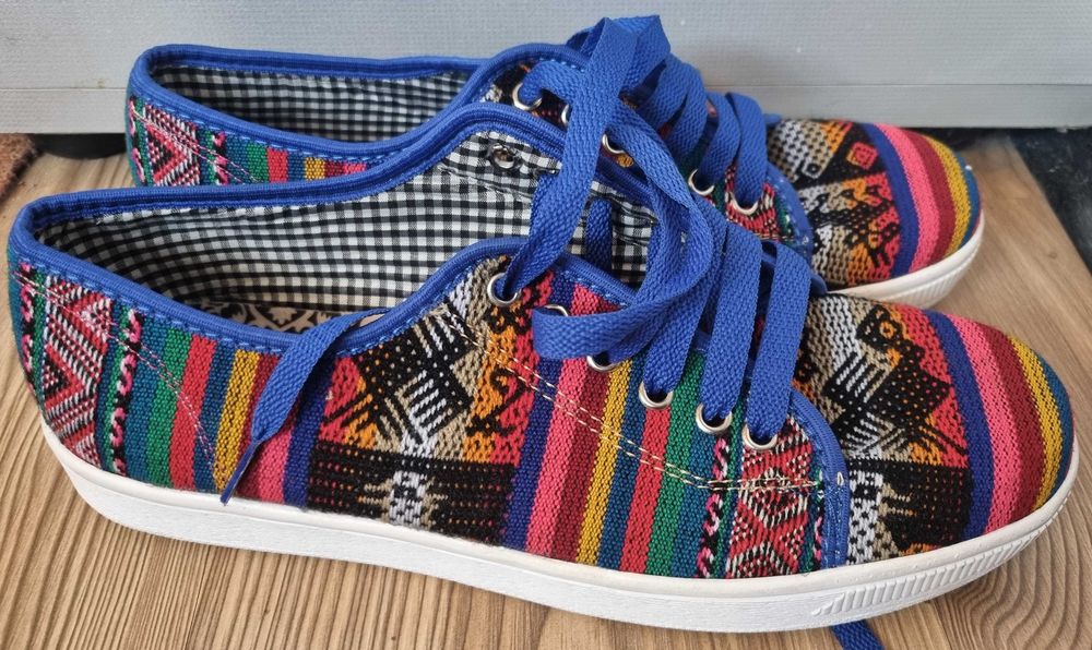 Tenisi casual 2025 cu tesatura homemade. Model unisex, Size 41-42