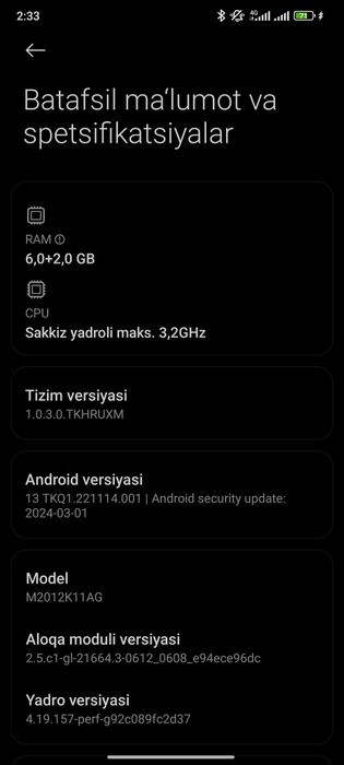 Poco f3 6/128 ideal