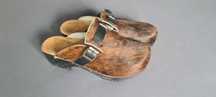 Saboti vintage piele naturală bovina