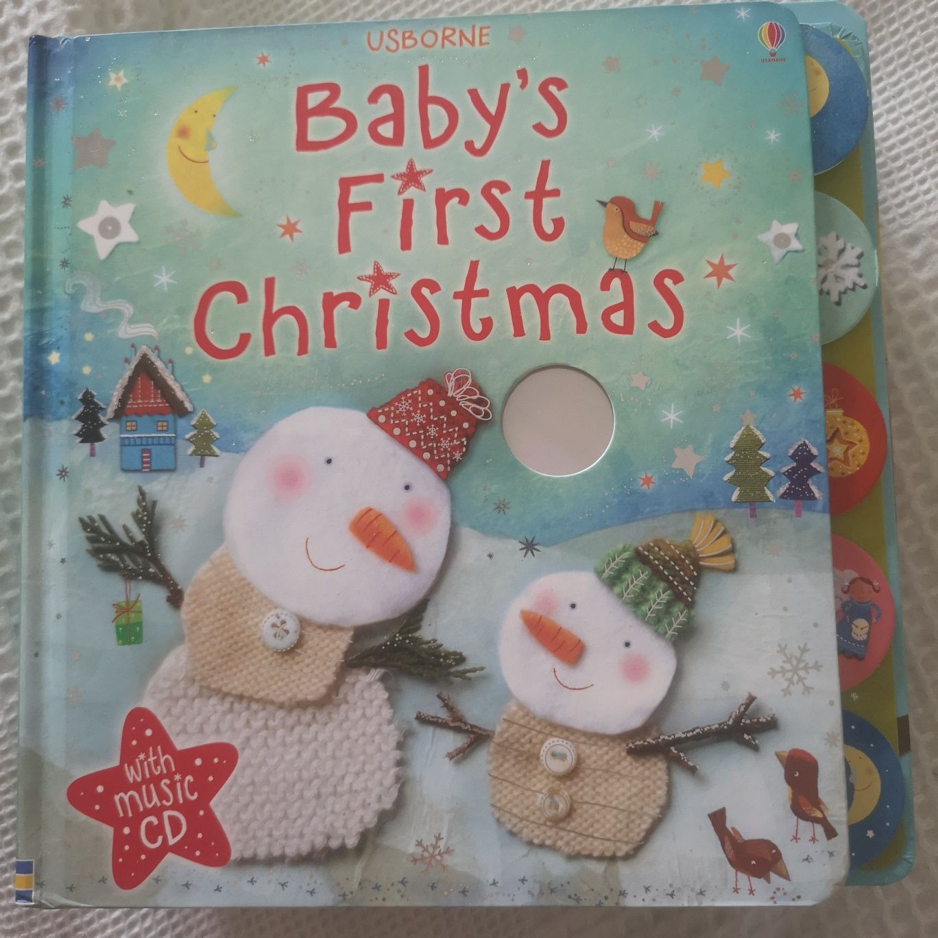 Baby's First Christmas carte+CD colinde Usborne