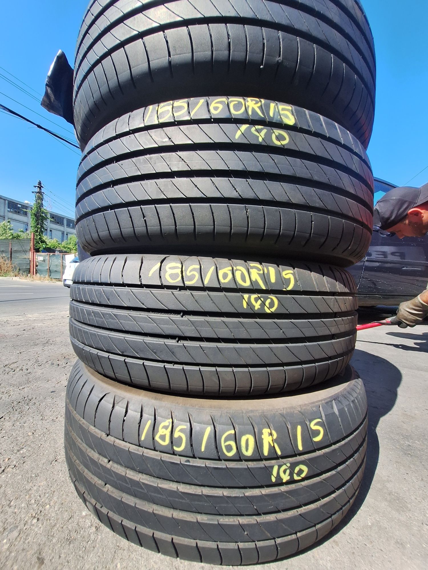 4 anvelope vara 185/60r15 Michelin 2021 Montaj Gratuit