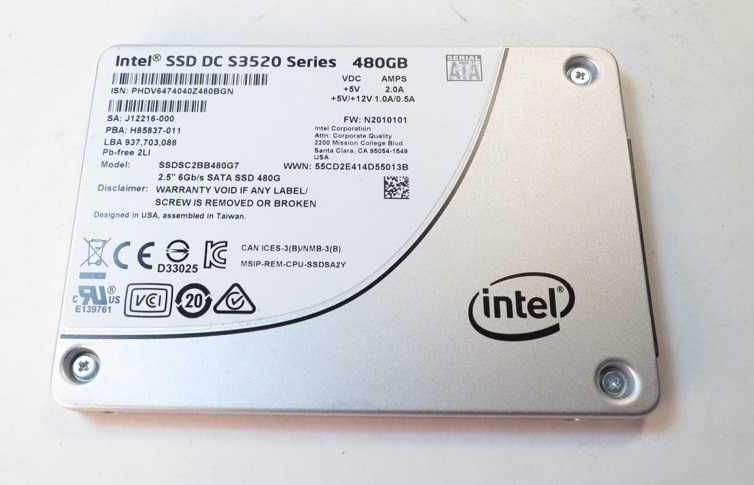 Intel SSD DC S3520 Series 480gb