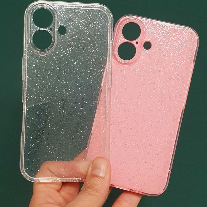 Husa iPhone 16 Plus cu Protectie Camera - Pink