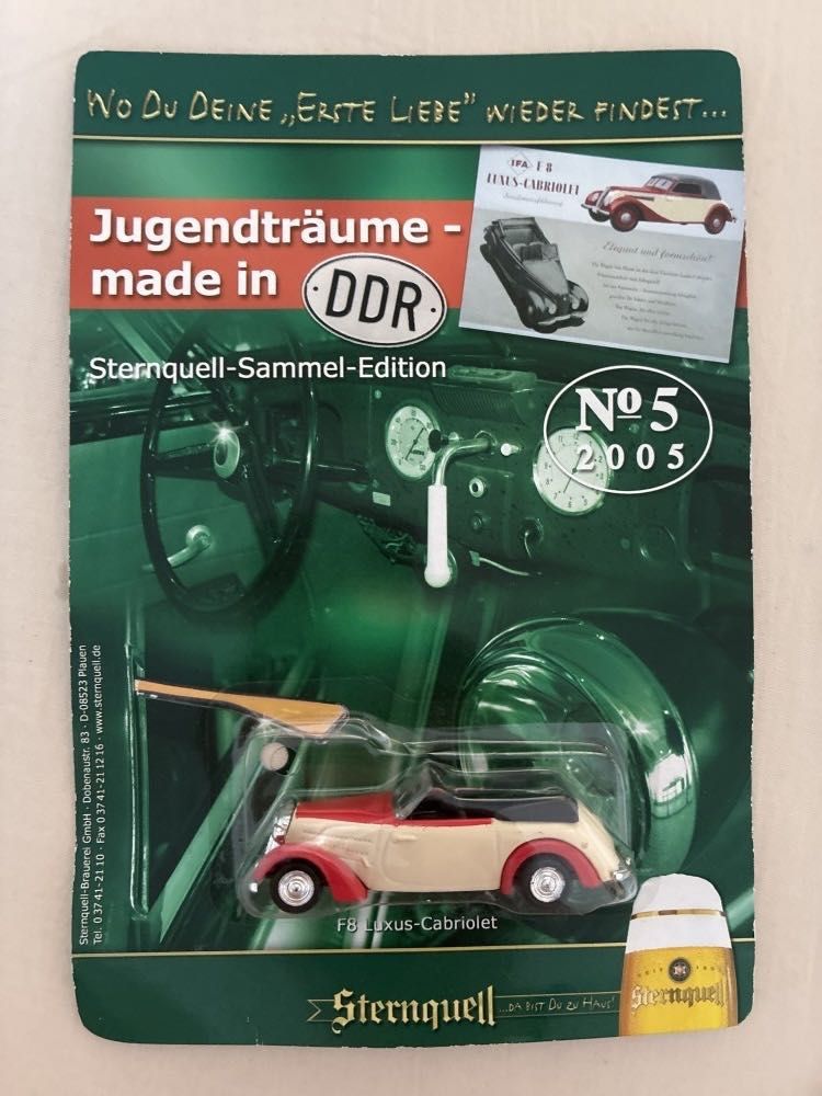 Macheta 1/64 DDR Ifa F8 Luxus Cabriolet