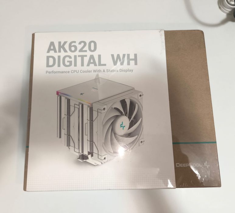 Кулер для процессора DEEPCOOL AK620 DIGITAL WH Новый