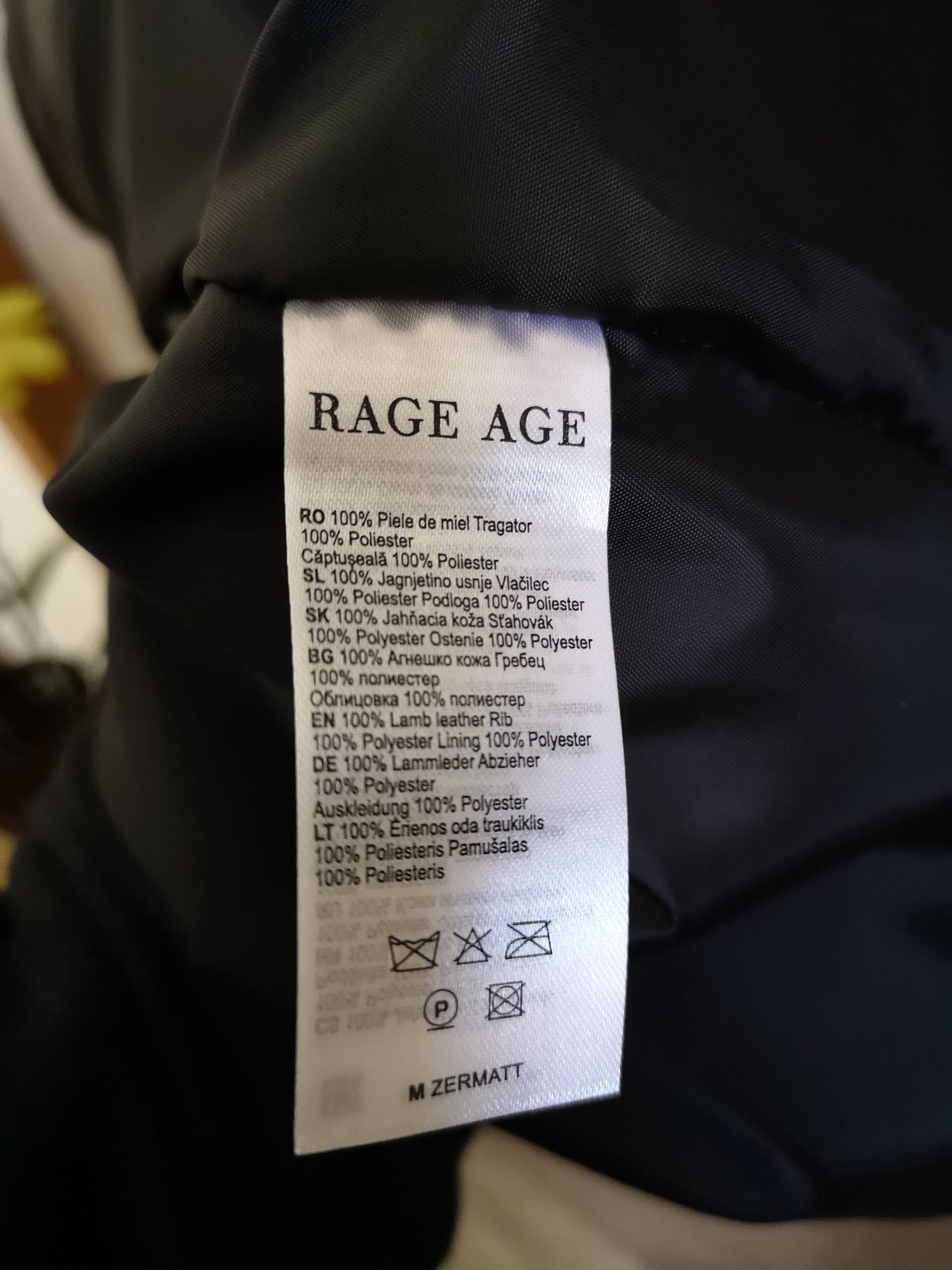 Geaca piele originala Rage Age M