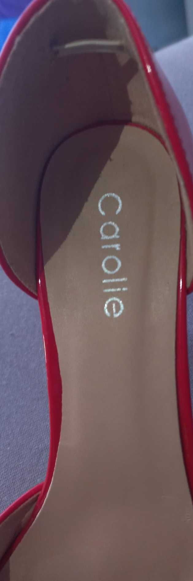 Pantofi eleganti Carolie dame/femei din piele cu toc marimea 39