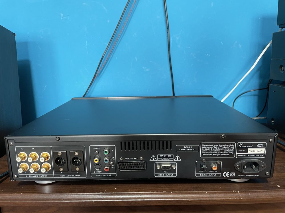 (Schimb) Vincent SDV-3 HDCD XLR CD DVD Player