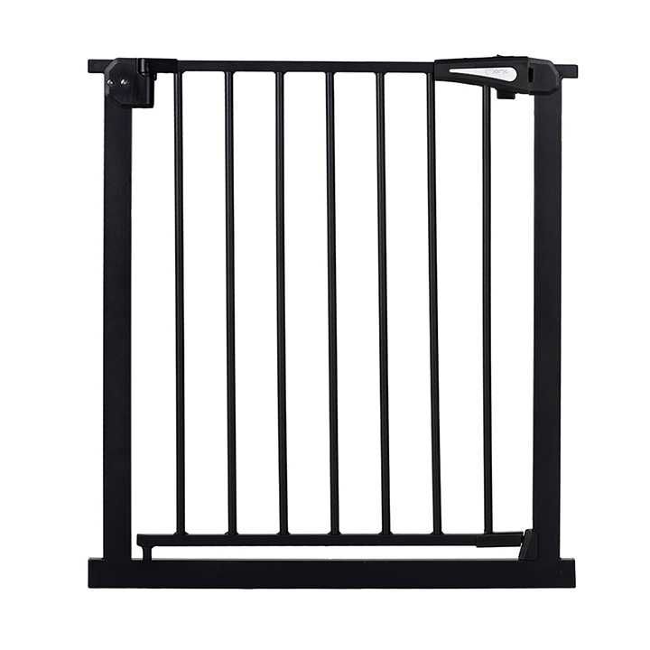 Poarta de siguranta 75-103 cm, Momi Paxi Plus Black, neagra