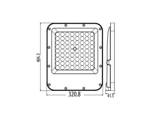LED Прожектор 300W 39000 lumen 6400k Horoz с 2 г.гаранция 39000lm
